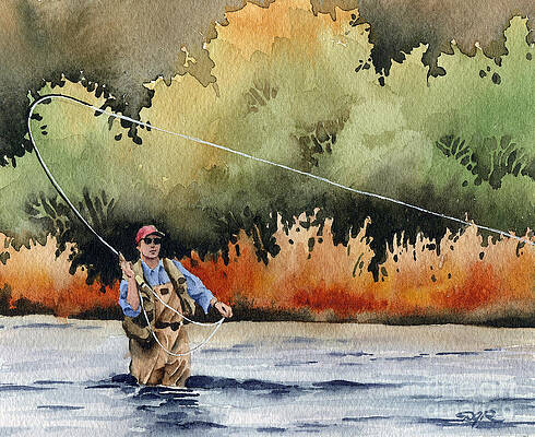 Fly Fishing Paintings for Sale - Fine Art America
