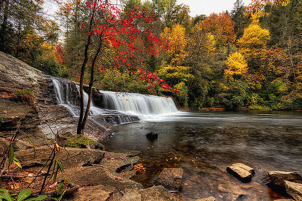 Hooker Falls In Autumn by Mark Steven Houser Hooker Falls In Autumn by Mark Steven Houser