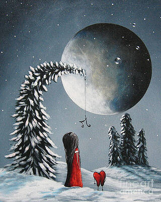 Hope Is On Her Way by Shawna Erback by Moonlight Art Parlour