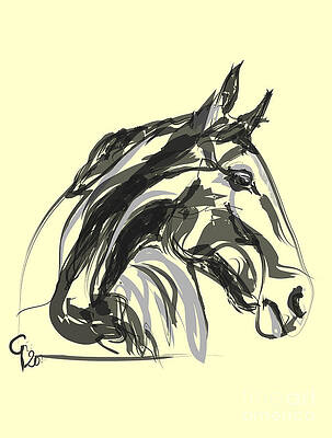 horse - Apple digital by Go Van Kampen horse - Apple digital by Go Van Kampen