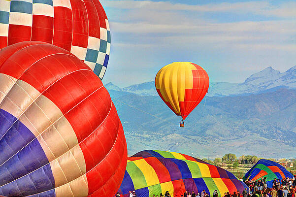 Wall Art - Photograph - Hot Air Balloons by Scott Mahon