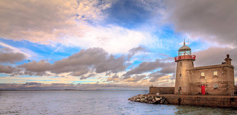 Howth Harbour Lighthouse by John Hurley