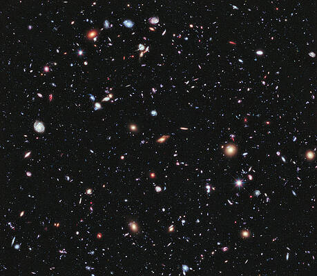 Wall Art - Photograph - Hubble Extreme Deep Field by Celestial Images