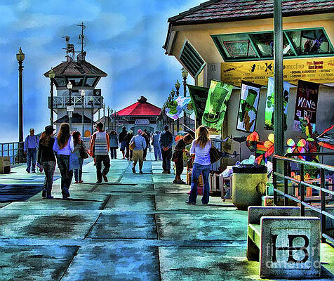 Huntington Beach Pier by Clare VanderVeen Huntington Beach Pier by Clare VanderVeen