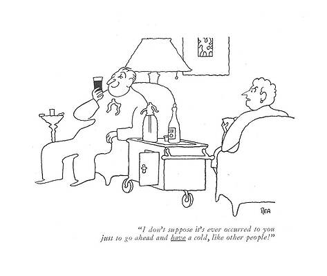 Wall Art - Drawing - I Don't Suppose It's Ever Occurred by Gardner Rea