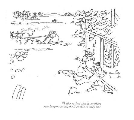 Wall Art - Drawing - I Like To Feel That If Anything Ever Happens by Gardner Rea