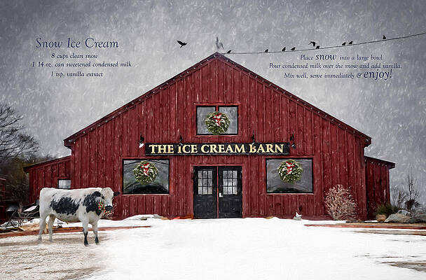 Wall Art - Photograph - Ice Cream Barn by Robin-Lee Vieira