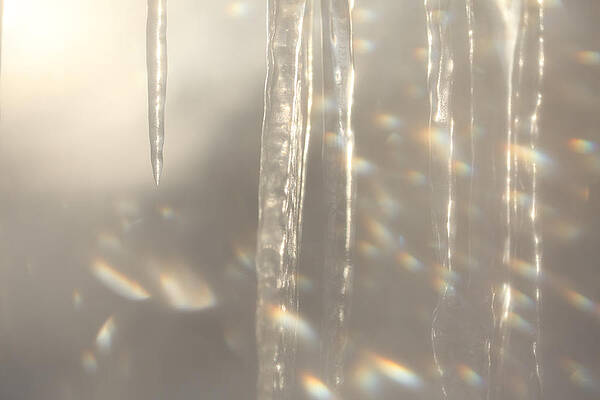 Icicles seen through a frosty window by Ulrich Kunst And Bettina Scheidulin Icicles seen through a frosty window by Ulrich Kunst And Bettina Scheidulin