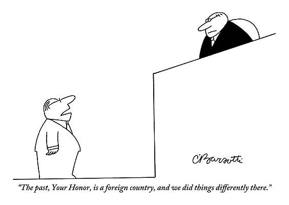 Wall Art - Drawing - In Court, A Lawyer Addresses The Judge by Charles Barsotti
