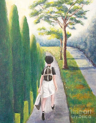 Wall Art featuring the painting Independent by Jane See