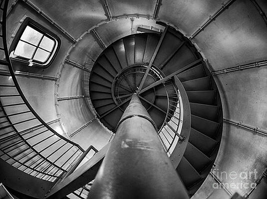 Wall Art - Photograph - Inside Edgartown Lighthouse 1 by Mark Miller