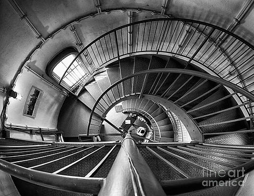 Wall Art - Photograph - Inside Edgartown Lighthouse 3 by Mark Miller