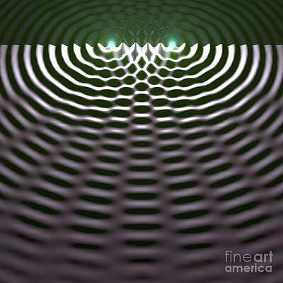 Wall Art - Photograph - Interference Patterns, Artwork by Science Photo Library