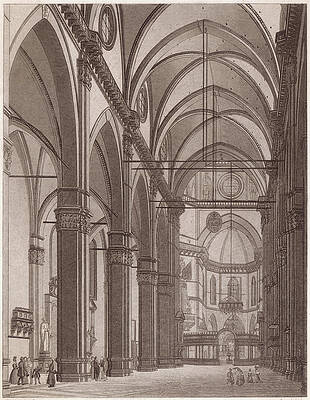 Minty Sainsbury  Florence Cathedral Architectural Print
