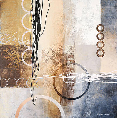 Wall Art - Painting - Intersections I by Michael Marcon