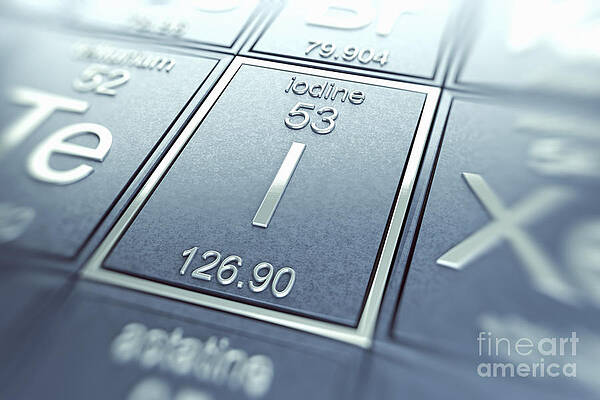 Wall Art - Photograph - Iodine Chemical Element by Science Picture Co