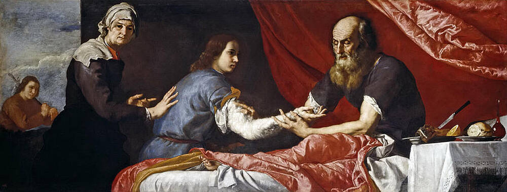 Isaac and Jacob Print by Jusepe de Ribera