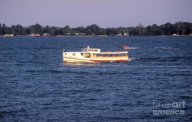 Wall Art - Photograph - Island Trader Ferry at Put-in-Bay by John Harmon
