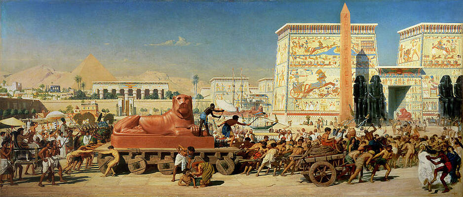 Wall Art - Painting - Israel In Egypt, 1867 by Sir Edward John Poynter