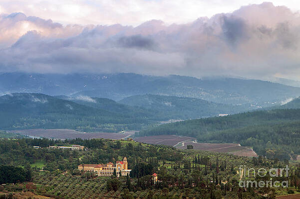 Wall Art - Photograph - Israel Latron monastery and winery by Nir Ben-Yosef