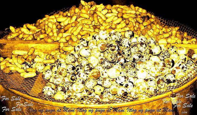 Quail Eggs And Peanuts by Lorna Maza Quail Eggs And Peanuts by Lorna Maza