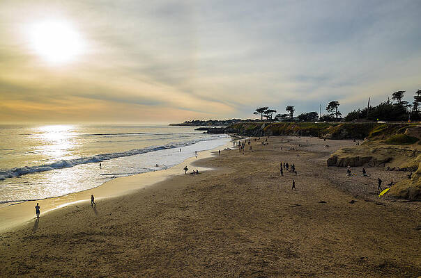 Its Beach Afternoon In Santa Cruz by Priya Ghose Its Beach Afternoon In Santa Cruz by Priya Ghose