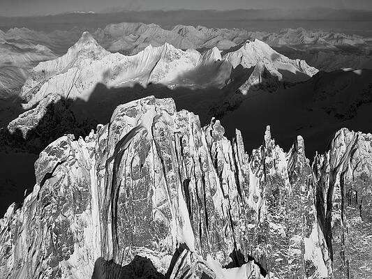 Wall Art - Photograph - Jagged Mountain Ridge Lines by Matt Andrew