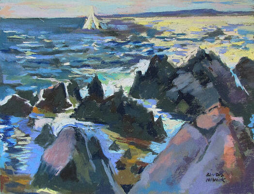 Jagged Rocks by Linda Novick Jagged Rocks by Linda Novick