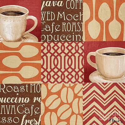 Wall Art - Painting - Java Collage IV by Paul Brent