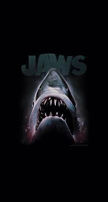Jaws Terror Adult Work Shirt