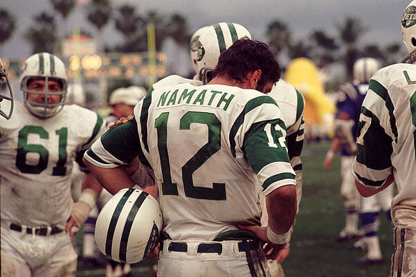 Wall Art - Photograph - Joe Namath On Sideline by Retro Images Archive