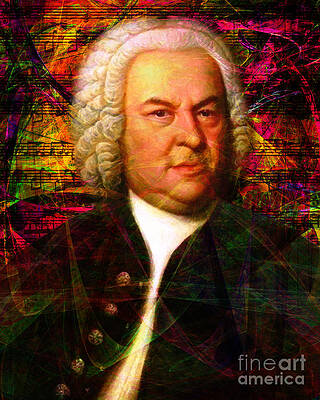 Johann Sebastian Bach 20140126v2 by Wingsdomain Art and Photography Johann Sebastian Bach 20140126v2 by Wingsdomain Art and Photography