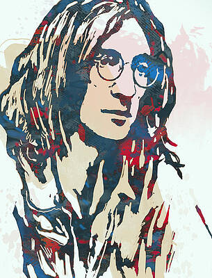 John Lennon Drawing by Boghrat Sadeghan  Pixels