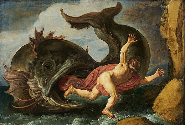Jonah and the Whale Print by Pieter Lastman Jonah and the Whale Print by Pieter Lastman