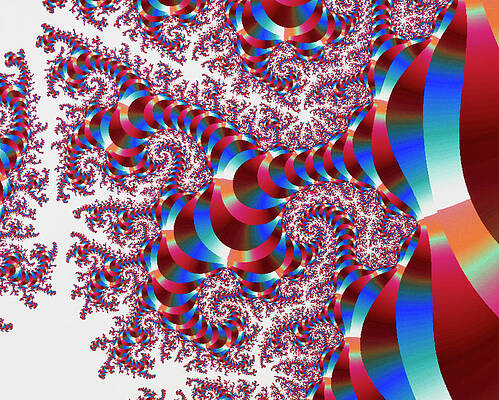 Wall Art - Photograph - Julia-set Fractal Using Decompensation Method by Science Photo Library