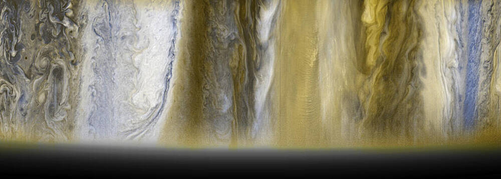Wall Art - Photograph - Jupiters Varied Surface Structures by Science Source