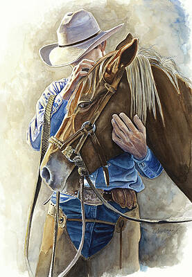 Wall Art - Painting - Just A Bit of TLC by Don Dane