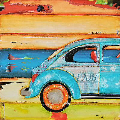 Wall Art - Mixed Media - Just Roll with It by Danny Phillips
