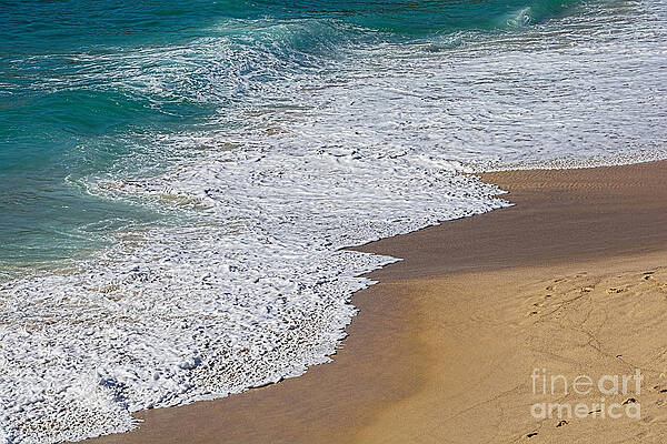 Wall Art - Photograph - Just Waves and Sand by Kaye Menner by Kaye Menner