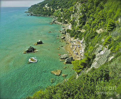 Mirtiotissa Beach . Corfu . Greece. by Andrzej Goszcz Mirtiotissa Beach . Corfu . Greece. by Andrzej Goszcz
