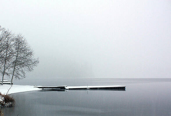 Kawkawa Lake in Winter by Gerry Bates Kawkawa Lake in Winter by Gerry Bates