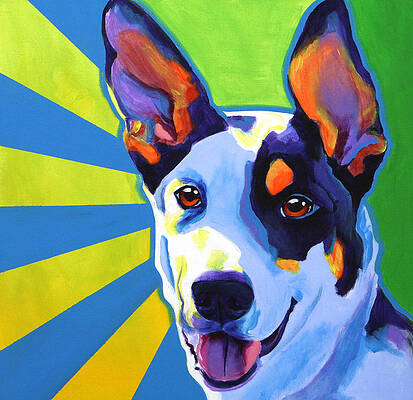Funny Dog Paintings | Fine Art America