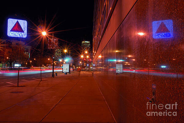 Kenmore Square Citgo Reflections by Danielle Lebenson