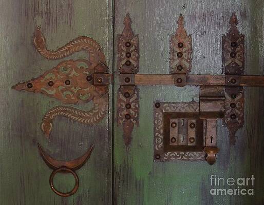  Photograph - Kerala door by Mini Arora