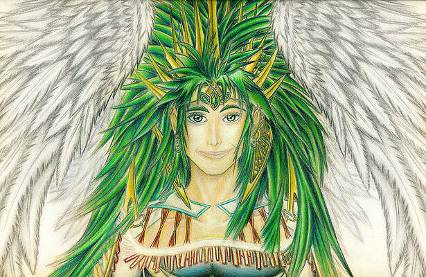 Wall Art - Painting - King Crai'riain Portrait by Shawn Dall