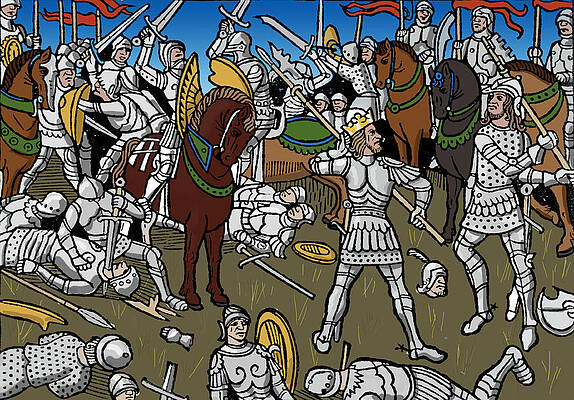 Wall Art - Photograph - Knights, 1489 by Science Source