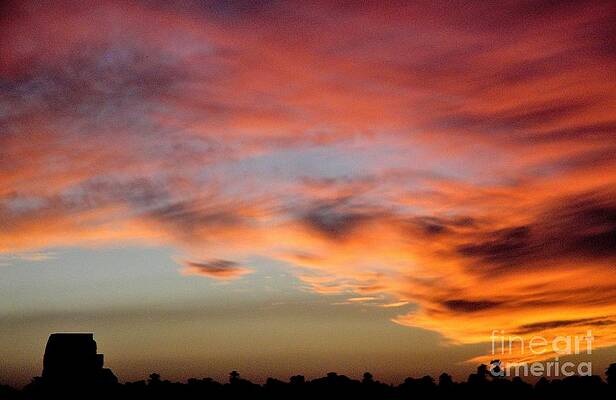 Kom Ombo Clouds by David Felipe Pulido