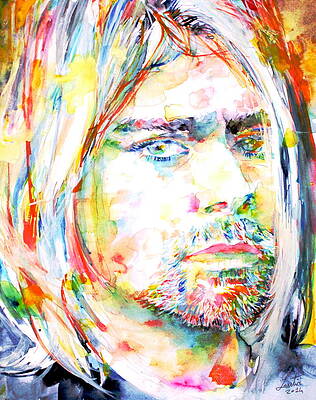 Kurt Cobain Wall Art (Page #4 of 24) | Fine Art America