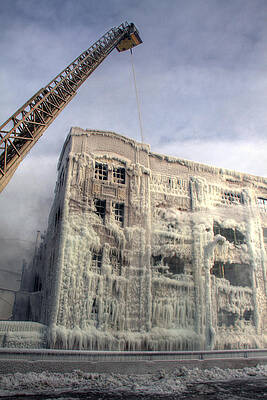  Photograph - Ladder And Ice by Steven K Sembach 