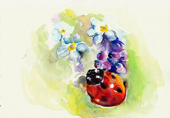 Ladybug in Flowers by Tiberiu Soos Ladybug in Flowers by Tiberiu Soos